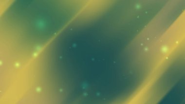 Yeşil ve Altın Işıklı İslami Ramazan Soyut Arkaplan
