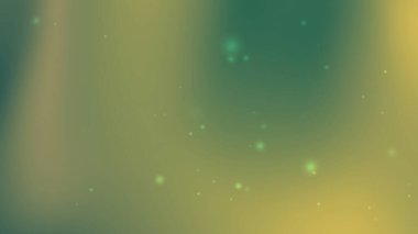 Yeşil ve Sarı Gradyanlı Ramazan Parlak Soyut Arkaplan