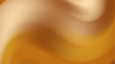 Pürüzsüz Girdap Desenli Altın Kahverengi Soyut Akışkan Arkaplan