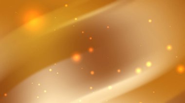 Parlayan Bokeh ile Lüks Kahverengi ve Krem Soyut Işık Çizgileri