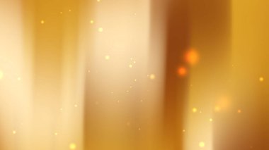 Dikey Işık Çizgileri ve Parlayan Bokeh ile Altın Kahverengi Soyut Arkaplan