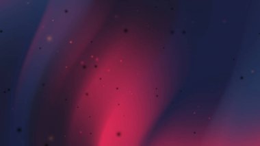 Pembe ve mavi girdaplarda koyu benekler var.