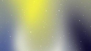 Beyaz noktalı mavi sarı ve beyaz gradyan