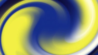 Mavi ve sarı soyut girdap