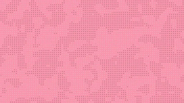 Pembe arkaplan siyah ve beyaz nokta desenleri içerir