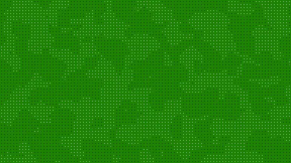 Yeşil arkaplan satırlarda siyah ve beyaz noktalar gösterir