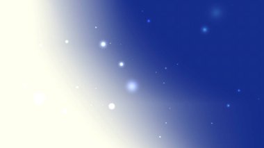 Parlayan Yıldızları ve Yumuşak Işık Gradyanı olan Sihirli Kozmik Gökyüzü