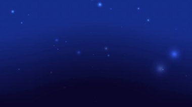 Soyut Derin Mavi Gece Gökyüzü Parlayan Yıldızların Arkaplanı