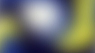 Mavi Beyaz ve Sarı Işık Efektli Soyut Yumuşak Renk Arkaplanı