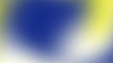 Mavi Beyaz ve Sarı Harmanlanmış Soyut Gradyan Arkaplanı