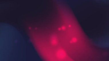 Kırmızı ve mavi soyut şekiller, arka planda dijital sanat teknolojisi için uygun parlayan noktalar, grafik tasarım projeleri ve fütüristik temalar.