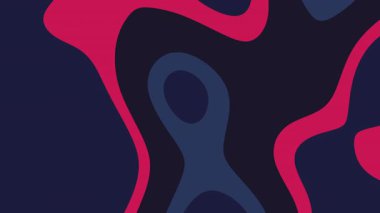 Kırmızı ve koyu mavi şekilli soyut sanat arkaplan posterleri ve dijital tasarım projeleri için uygun kalın renklere ihtiyaç duyar.