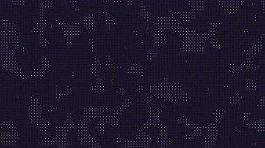 Dağınık beyaz noktalı elementler içeren minimalist koyu arkaplan. Teknolojik fütürist tasarımlar, marka posterleri ya da web tasarım şablonları için idealdir. Modern ve şık.