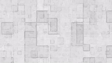 Üst üste binen gri kareler modern doku ve derinliğe ihtiyaç duyan arka plan markalaştırma ve dijital projeler için mükemmel soyut desen beyaz arkaplan gradyan geometrik tasarımı oluşturur
