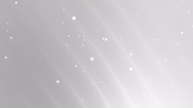 Parlayan ışık parçacıkları ve yumuşak çizgilerle soyut beyaz eğimli arka plan bayram tasarımları veya zarif kurumsal şablonlar için mükemmel