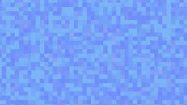 Teknoloji sunumları için kırmızı kare uygun mavi pikselli arka plan dijital tasarım soyut kavramlar geometrik kalıplar ve minimalist sanat eserleri