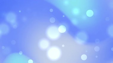 Mavi pastel kıvrımlar ve parlayan daireler sosyal medya grafikleri veya sunumları için uygun yumuşak bir zemin oluşturur