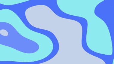 Pürüzsüz akışkan şekillere ve kıvrımlara sahip canlı mavi soyut arkaplan dijital tasarımlar yaratıcı posterler markalaştırma malzemeleri web sitesi afişleri veya kutlama etkinliği davetiyeleri için mükemmel