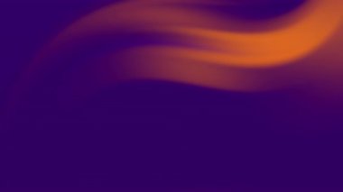 Canlı turuncu ve koyu mor renkte dalgaların aktığı soyut bir arka plan. Kutlama posterleri modern sanat veya dijital projeler tasarlamak için ideal.