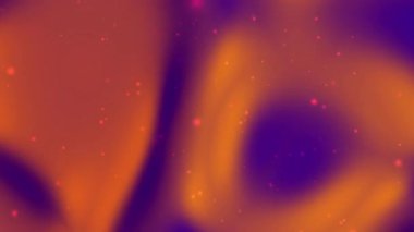 Fütürist temalar, teknolojik kavramlar ve modern sunumlar için uygun parlak noktalı turuncu mor gradyan.