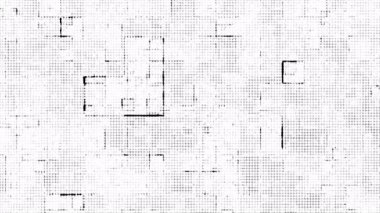 Yarım ton noktalar, soyut sanat eserleri için üstüste binen geometrik şekiller oluşturur. Arka plan baskıları, tekstil ve dijital tasarım projeleri için harikadır.