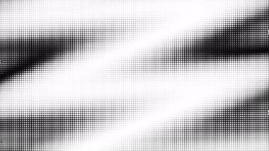 Değişen nokta yoğunluğuna sahip gri ölçekli yarım ton modeli retro tasarımlar, klasik estetik baskı ve grafik tasarım projeleri için uygundur.