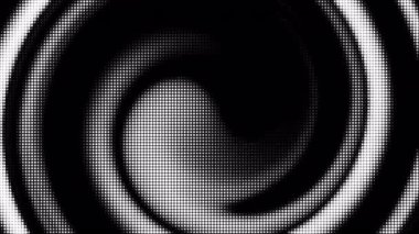 Siyah ve beyaz kıvrımlı yarım ton şablonu arkaplan posterleri ve modern ve dinamik estetik tasarımlar için uygun.