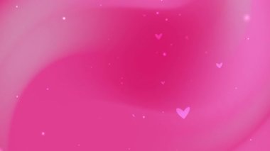 Sevgililer Günü için mükemmel kalp ve ışıltılı pembe arka plan Aşk temalı projeler ve çeşitli romantik tasarımlar için uygun tebrik kartları