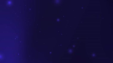 Astronomi uzayı gece ve rüya tasarım projeleri için uygun yıldızlara benzeyen soluk ışık noktalarına sahip koyu mavi arkaplan