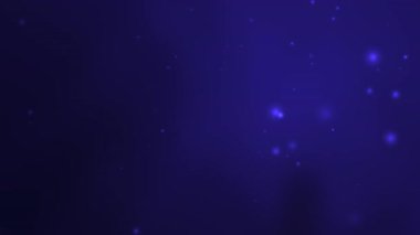 Soyut tasarım teknolojisi için mükemmel küçük ışık noktalarına sahip koyu mavi arkaplan gece gökyüzü çizimleri ve fütüristik temalar