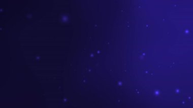 Belirsiz parlak yıldız benzeri parçacıklara sahip koyu mavi arkaplan gökyüzü tasarımları ve çeşitli projelerde gece gökyüzü kavramları için uygun.