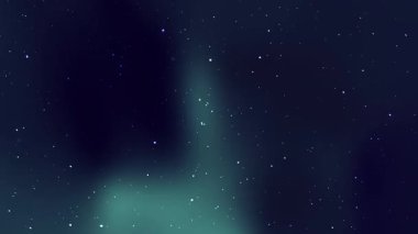 Astronomi web siteleri bilim sunumları ya da gök temalı tasarımlar için harika arka planda dağınık yıldızlı koyu mavi alan