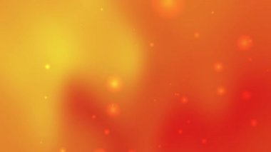 Canlı tasarımlar, duvar kağıtları, dijital sanat eserleri, yaz temaları ve enerjik görseller için uygun küçük parlak benekler içeren turuncu ve sarı eğimli arkaplan