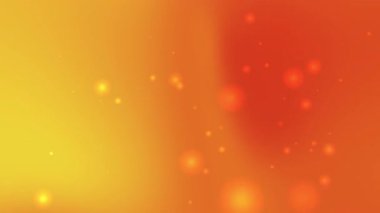 küçük parlak noktaları olan turuncu ve sarı renkte gradyan canlı tasarımlar için ideal estetik enerji kavramları.