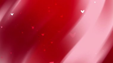 Kırmızı ve beyaz kalpler, sevgililer günü için mükemmel bir arka planda dönüyorlar. Aşk temalı projeler ya da romantik içerikler tasarlıyorlar.