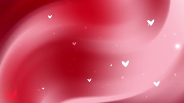 Sevgililer Günü için mükemmel iki küçük beyaz kalbi olan kırmızı pembe gradyan. Romantik tasarım tebrik kartları ve düğün davetiyeleri.