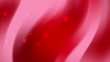 Açık pembe dalgalar ve soyut tasarımlar için uygun kıvılcımlar içeren kırmızı arkaplan Sevgililer Günü afişleri ya da renkli bir pop müziğine ihtiyaç duyan kadın temalı projeler