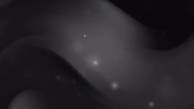 Estetik siyah gri dalgalı soyut sanat arka plan tasarımı için uygun ışık noktalarına sahip dijital sanat yaratıcı projeler modern temalar