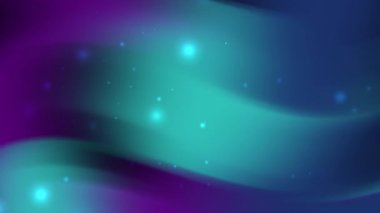 Parlak noktalı parlak mavi ve mavi dalgalar dijital arkaplan teknolojisi kavramları veya fütürist tasarımlar için mükemmeldir.