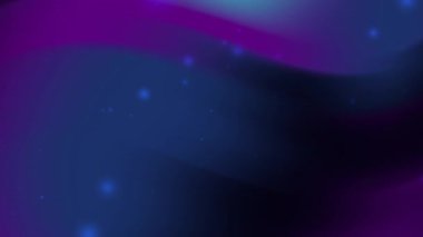 Küçük ışıklandırmalı mor ve mavi dalgalar arkaplanlarda hareket grafikleri, müzik görselleri veya soyut tasarım projeleri için mükemmeldir.