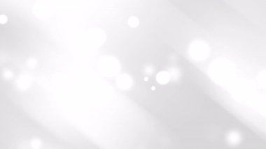 Beyaz eğimli arkaplan, parlak bulanık noktalar ve arka plan için uygun yumuşak ışık tebrik kartları ve ürün fotoğrafçılığı sunumları