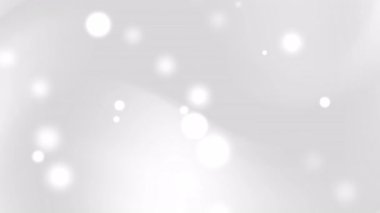 Modern tasarım projeleri için uygun parlak beyaz dairelere sahip soyut beyaz eğimli arkaplan. Teknoloji kavramları ve çeşitli uygulamalar için soyut arkaplanlar.