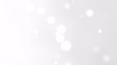 Beyaz eğimli arkaplan ve odak dışı parlak daireler soyut arkaplan sunumları için ideal dijital sanat grafik tasarımı ve web tasarım projeleri