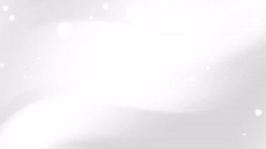 Estetik beyaz eğimli arka plan nazik eğriler ve tasarım elementleri için uygun küçük parlak noktalar çeşitli projelerde soyut kavramlar