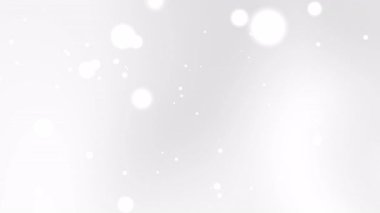 Soyut arkaplan teknolojisi kavramları ve çeşitli projeler için tasarım unsurları için uygun beyaz arkaplan üzerinde şeffaf beyaz eğimli parlak daireler