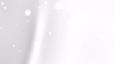 Parlak beyaz arka plan dairesel ışık lekeleri şenlikli tasarımlar veya dijital sanat projeleri ile örtüşür