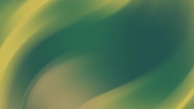 Canlı yeşil ve sarı soyut arkaplan pürüzsüz kıvrımlar oluşturarak sakin bir görünüm yaratıyor Ramazan festivali kutlamaları ve zarif web tasarım şablonları için mükemmel
