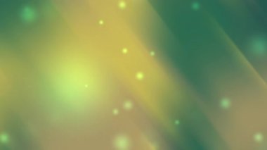 Sarı ve yeşil karışımı yumuşak parlak ışık efektleri ve bulanık dairesel bokeh Ramazan İslam kutlama tasarımları veya şenlikli arka planlar için mükemmel