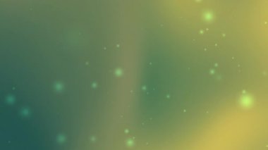 Yumuşak yeşil ve sarı eğimli parlak küreler Ramazan kutlamaları için ideal sakin bir atmosfer yaratıyor İslami olaylar veya şenlik tasarımları