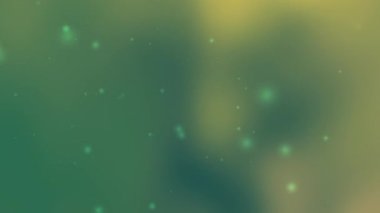 Zarif yeşil ve altın soyut arkaplan Ramazan için ideal ışık parçacıkları ile İslami etkinlikler ve ruhani kutlama temaları tasarlıyor.